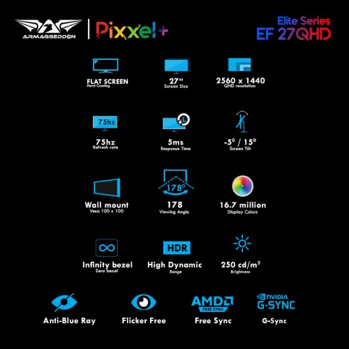 PIXXEL+ ELITE EF27QHD