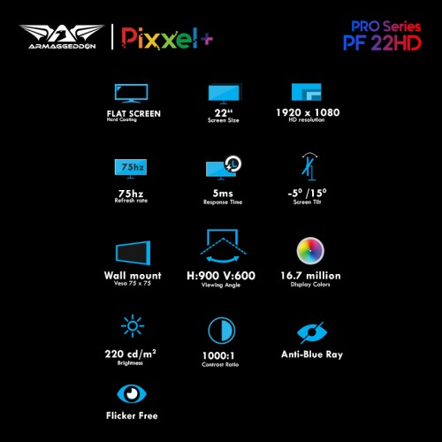 PIXXEL+ PRO PF22HD